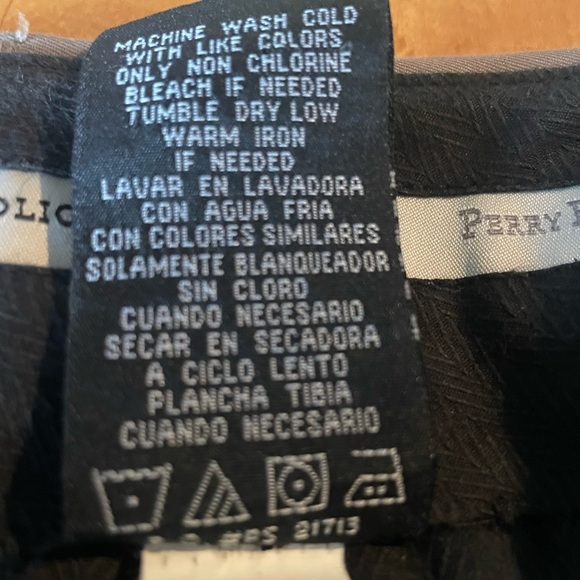 Perry Ellis Portfolio men’s tan dress pants with cuff size 40/30 - Picture 6 of 7